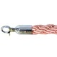 image 6 of 2 Prestige Chrome Poles With 1 Pink Braided Rope