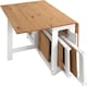 image 9 of Santos Butterfly Dining Set - Navy Blue - Distressed Waxed Pine | Black | 5