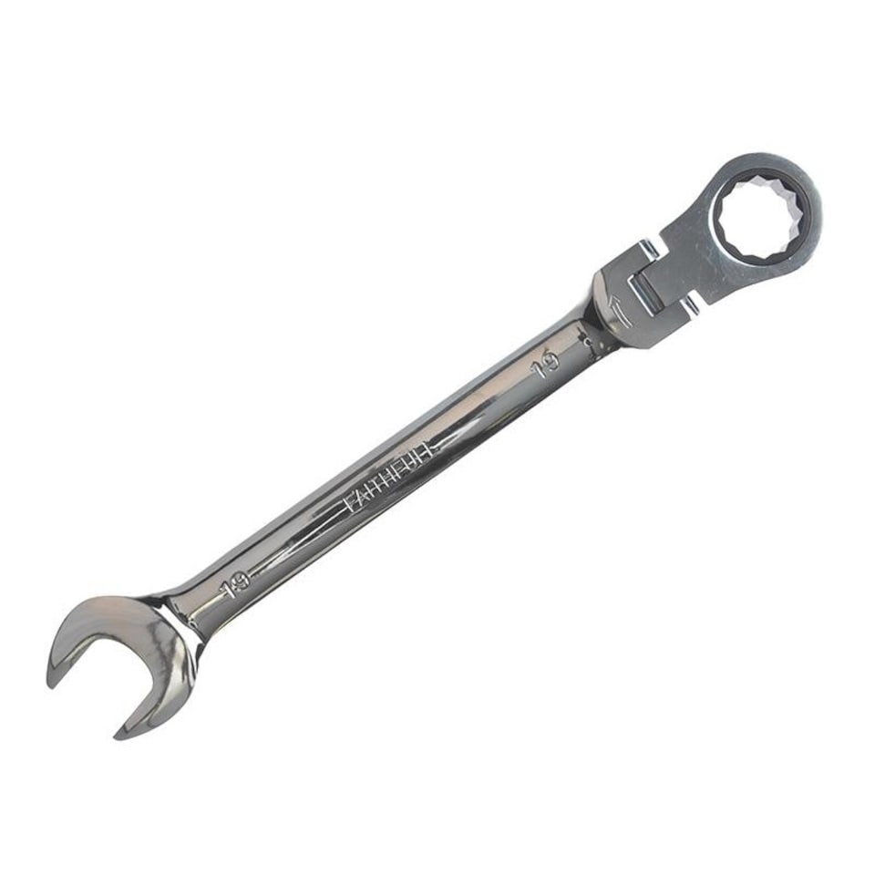 Faithfull Flex Head Ratchet Combination Spanner - Multi Colour - 30mm