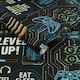 image 3 of Fresco Game Over Black and Multicolour Wallpaper Multi | Black