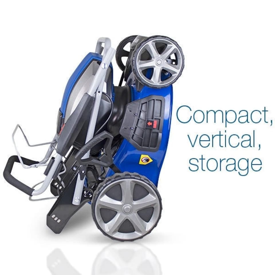 image 1 of Hyundai 18"/45cm Cordless 80v Lithium-Ion Battery Self Propelled Lawnmower with Battery and Charger | HYM80Li460SP