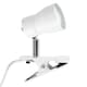 image 1 of ValueLights Adjustable Clamp On Desk Lamp Spotlight In Gloss White Finish