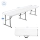 image 2 of 6ft Heavy Duty Folding Trestle Bench Ideal for Catering, Camping, Picnic, BBQ & Party