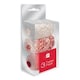 image 1 of Pack of 3 Premium Christmas Red and White Twine Cops