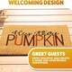image 7 of Marco Paul Beige Coir 'Hey There Pumpkin' Doormat 60x40cm Autumn Welcome Mat