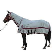 DefenceX System Guardian Horse Fly Rug & Mask - Silver - 5´ 9´´