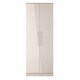 image 1 of Lyon Tall Double Wardrobe in Kashmir Gloss & Kashmir (Ready Assembled) | Cream | Kashmir Gloss & Kashmir
