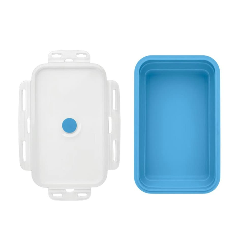 image 1 of MidOcean Kolapso Silicone Collapsible Lunch Box - Baby Blue - One Size
