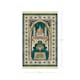 image 5 of Velvet Prayer Mat - Blue and Green Blue