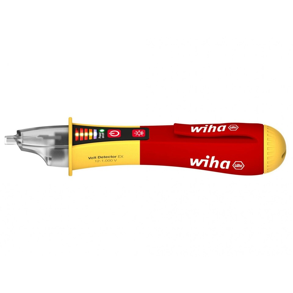 Wiha Non-contact Voltage Detector, Explosion Protected 12-1000v Ac - Multi Colour - One Size
