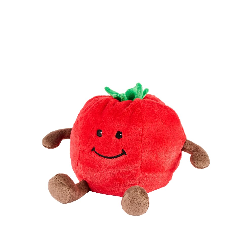 image 1 of Warmies Tomato Plush Microwaveable Weighted Cuddly Toy