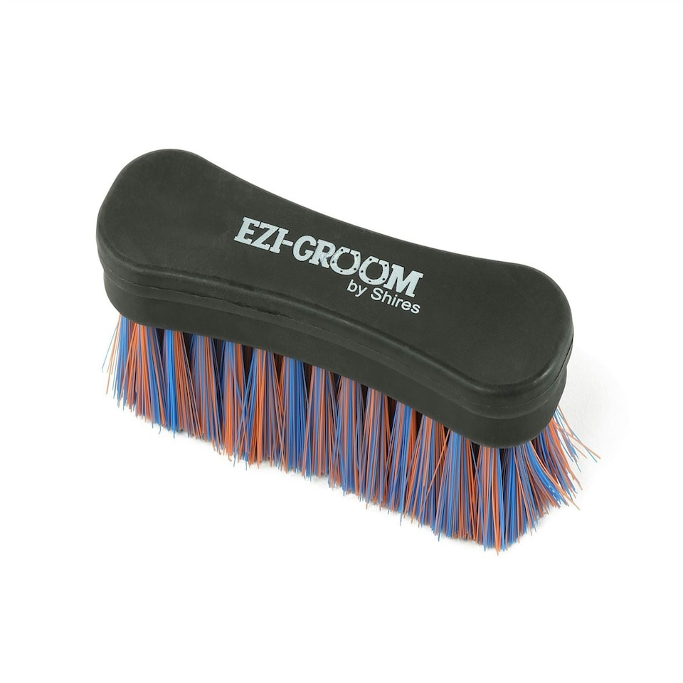 image 1 of Shires Ezi Groom Shape Up Face Brush Blue | Colour: Orange/Blue
Size: One Size