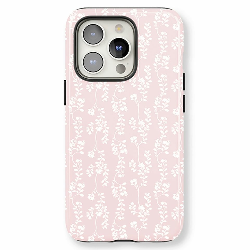 image 1 of Elegant Floral Phone Case | Pink | Galaxy S23 Plus
Tough | Galaxy S23 Plus
Tough