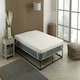 image 3 of Cool Max Memory Foam Mattress Topper - 1" Deep, Pressure Relief White | Single