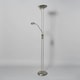 image 4 of BHS Mother and Child LED Floor Lamp | Silver | Satin Nickel | 1