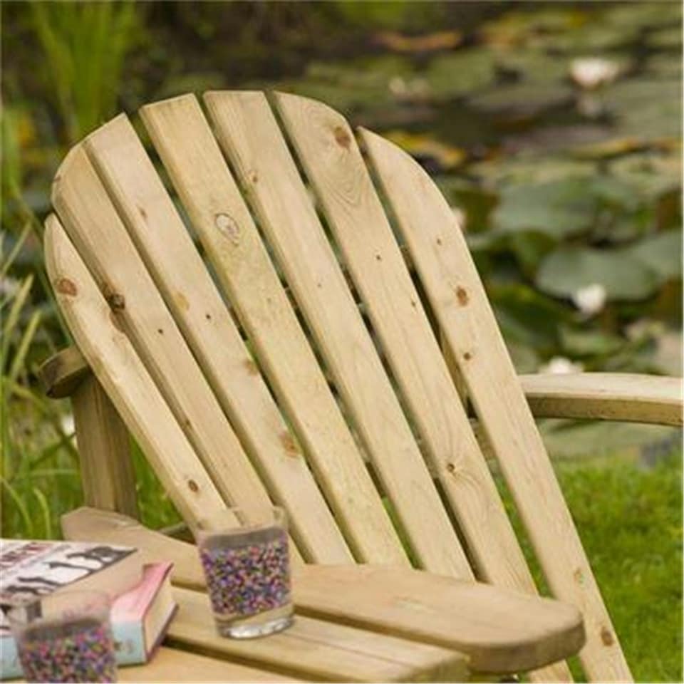 image 1 of 2 Seater Softwood Adirondack Garden Companion Seats (6ft x 3ft)