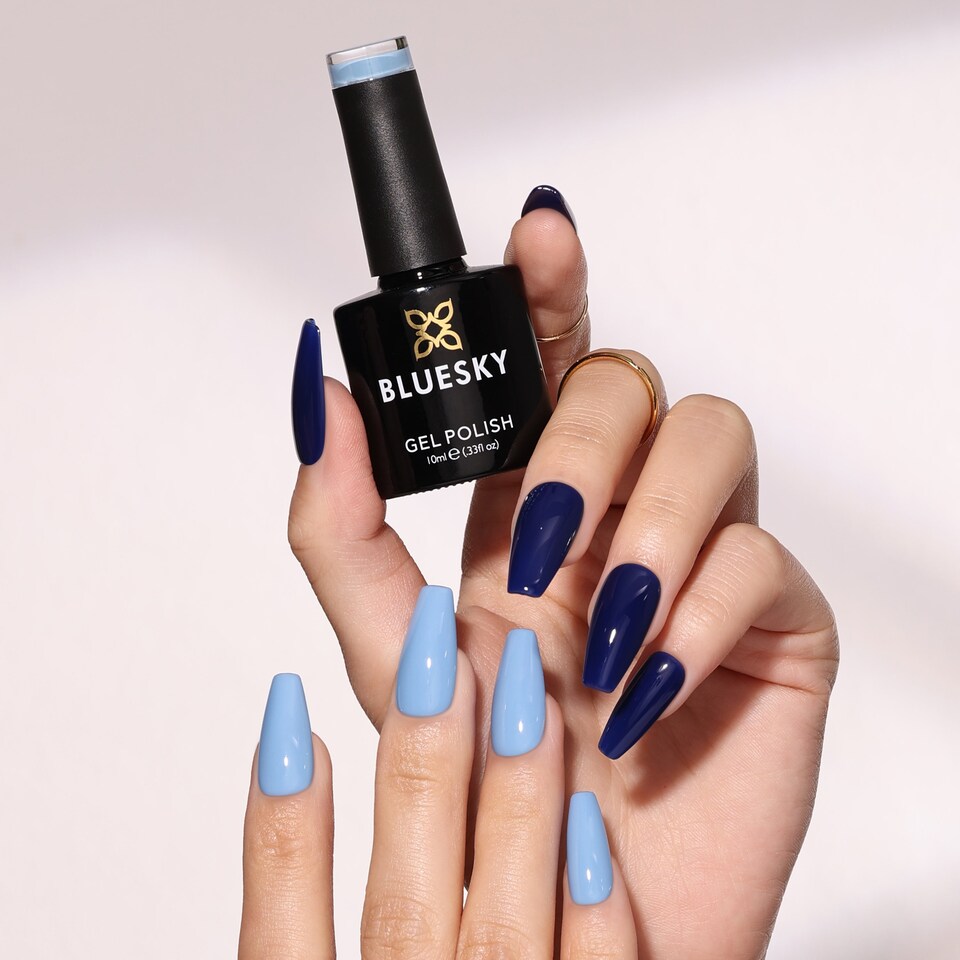 image 1 of Bluesky Blue Gel Polish - Blue Mood 10ml | Blue | Blue Mood | 10[en_GB] milliliter