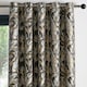 image 2 of Laurence Llewelyn-Bowen Paradise Palm Eyelet Curtains Black
