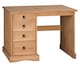 image 4 of Mercers Furniture Corona Dressing Table 4 Drawer Desk Solid Mexican Wood Pine Wooden