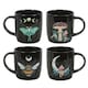image 2 of Dark Forest Mugs Set Of 4 Blue