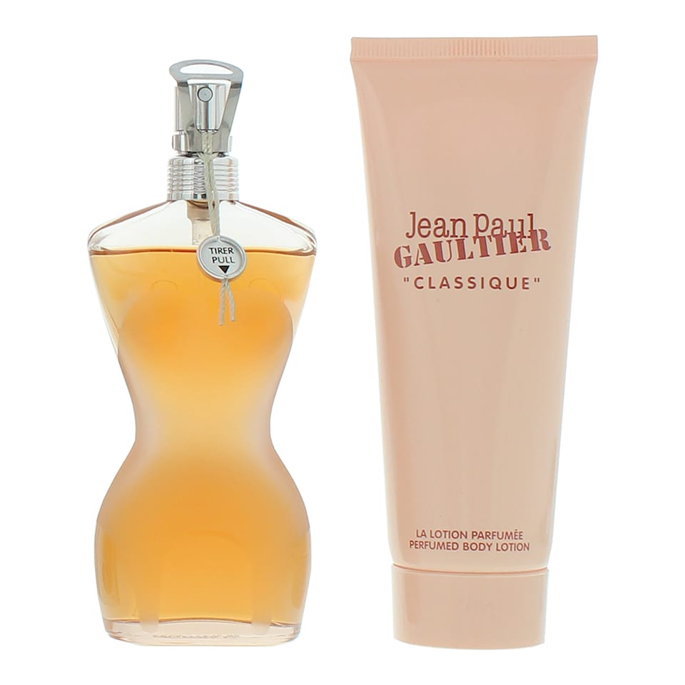 image 1 of Jean Paul Gaultier Classique Eau De Toilette 50ml + Body Lotion 75ml Gift Set