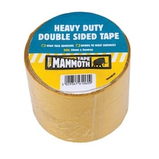 KwikGrip Heavy Duty Double Sided Tape - Beige - 50mm x 5m