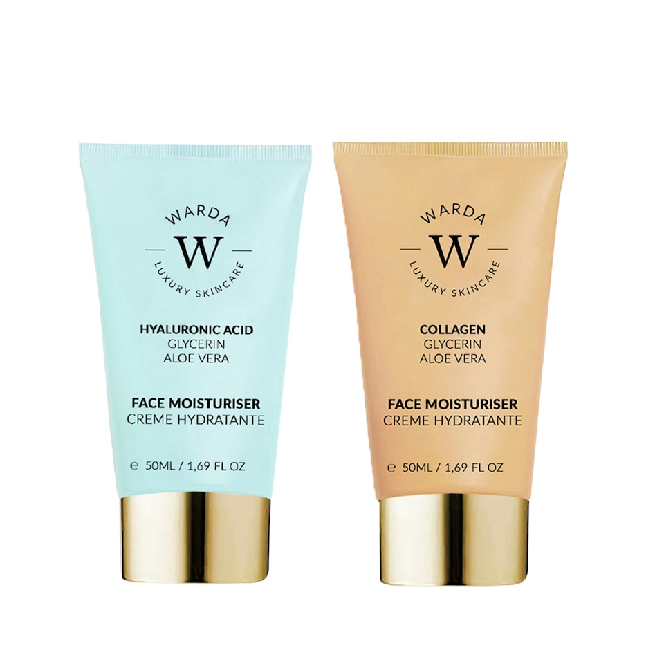 image 1 of SKIN HYDRATION BOOST HYALURONIC ACID MOISTURISER 50ml + SKIN LIFTER BOOST COLLAGEN MOISTURISER 50ml