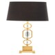image 1 of Interiors by Premier Gold And Crystal Table Lamp Gold