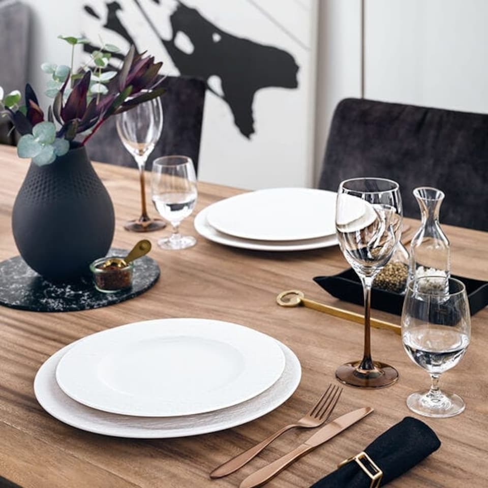 image 1 of Villeroy & Boch Manufacture Rock Blanc Gourmet Plate
