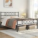 image 1 of Yaheetech 4ft6 Double Metal-Framed Bed Base with Storage Black