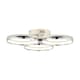 image 2 of BHS Lena Flush Ceiling Light, Silver Grey | Silver