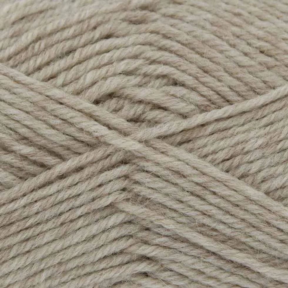 King Cole Beige Merino Blend 4 Ply Yarn Cone For Crochet, Knitting - per 500 gram ball