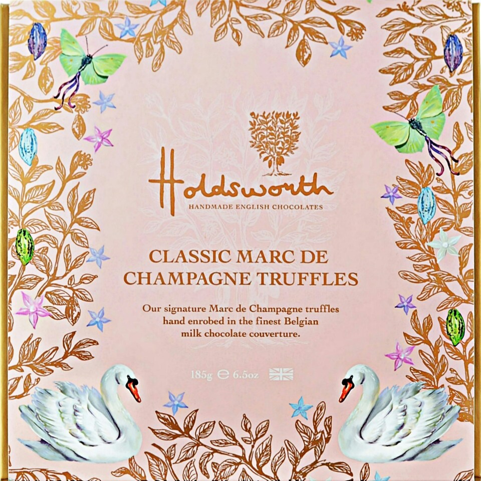 image 1 of Holdsworth Chocolates Classic Marc De Chapagne Truffles | 185g