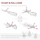 image 7 of HOMCOM 1.2m Prelit Christmas Tree with 100 Warm White LED Lights and 8 Modes