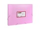 image 5 of Pastel Pink A4 Elastic Closure Box File