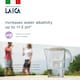 image 3 of LAICA Stream Line Water Filter Jug - White - 2.3L Capacity - 1 Alka Water Filter included, Increases The Alkalinity of The tap Water by up to +1.5 pH - Made in Italy