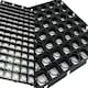 image 1 of 4 x Strong Black Paving Plastic Interlocking Turf, Lawn, Path & Gravel Protecting Drainage Mats Black