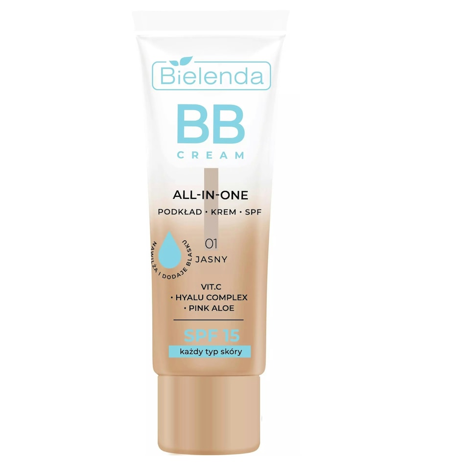 Bielenda BB Cream All In One For All Skin Types 01 Light SPF 15 30g N/A
