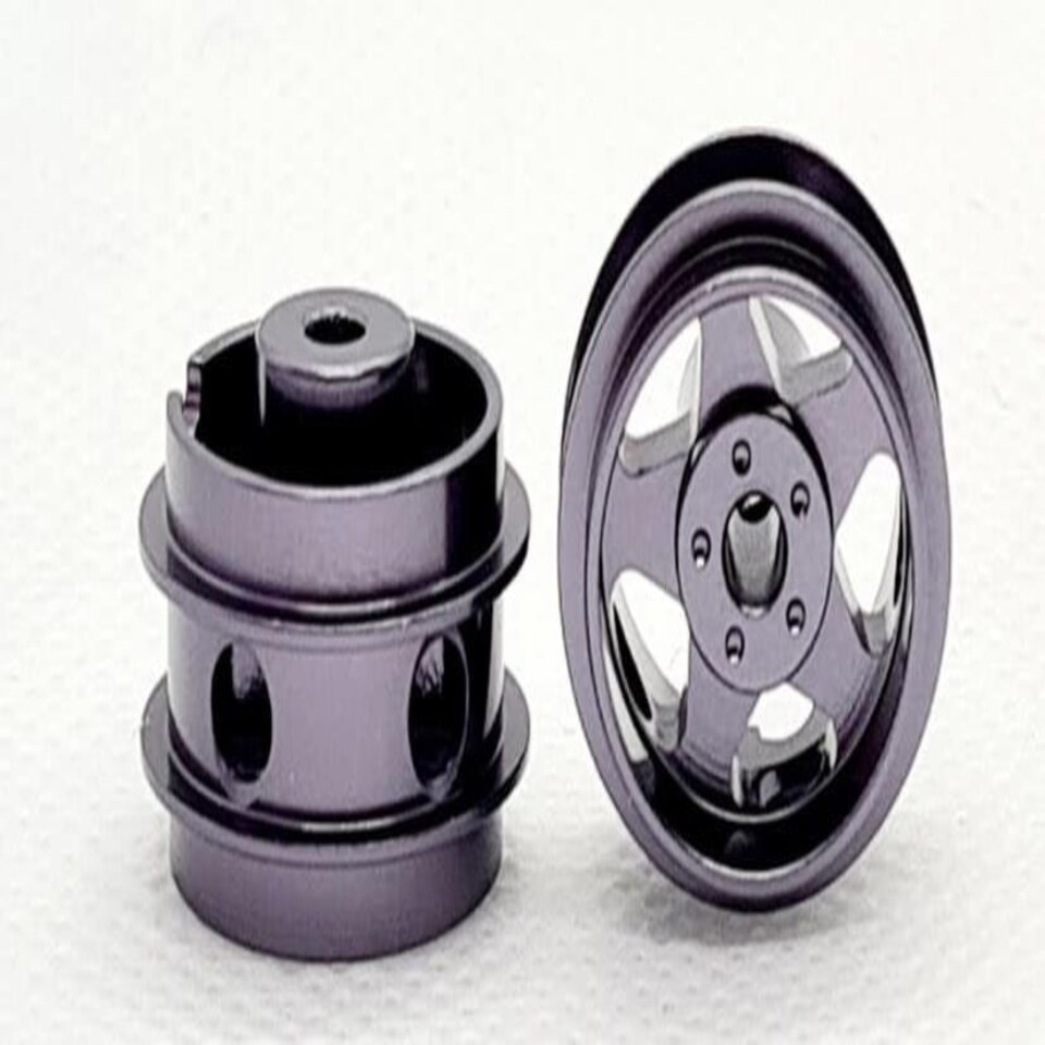 Staffs Slot Cars 5 Spoke Grey Air Rims 15.8 x 10mm x 2 Staffs 52