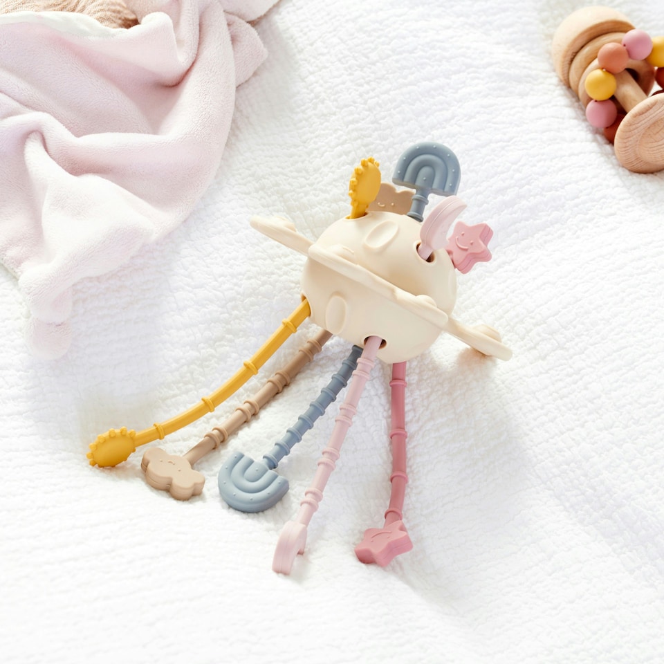 image 1 of SiliSoft® Zip Pull Toy (Earth)