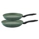 image 1 of Prestige Eco Frying Pan Set Plant Based Non Stick Induction Cookware - 20/24 cm