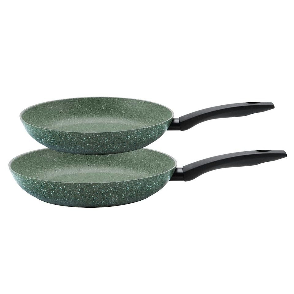 image 1 of Prestige Eco Frying Pan Set Plant Based Non Stick Induction Cookware - 20/24 cm