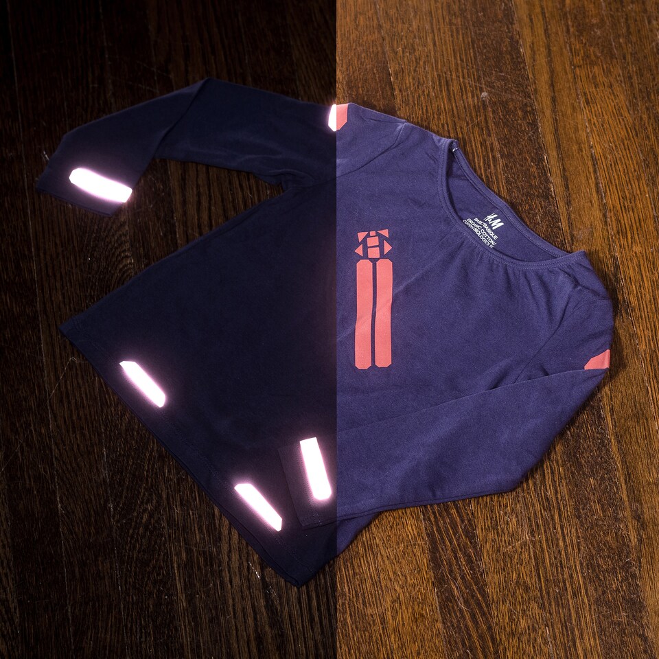 image 1 of Brilliant Reflective Iron Strips - Red