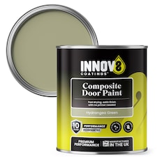 Innov8 Coatings Composite Door Paint - Hydrangea Green - 750ml - Satin Finish - 10 Year Guarantee | Green | Hydrangea Green | 750ml | 1