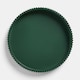 image 2 of OHS Ribbed Round Decorative Tray Table Organiser Countertop Storage