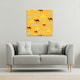 image 2 of Camels & Pyramids (Canvas Print) 114 x 114 x 4cm