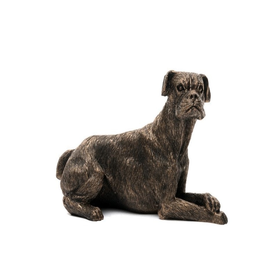 image 1 of Boxer Dog Plant Pot Feet - Set of 3 - L8 x W11 x H7.5 cm Grey