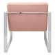 image 5 of Interiors by Premier Pink Velvet Cocktail Chair, Easy to Adjust Comfy Chair, Effortless Cleaning Small Chair