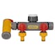 image 1 of Hozelock 2250 Flowmax 3-way Tap Connector 1/2 - 1in Bsp - Multi Colour - One Size | Multi