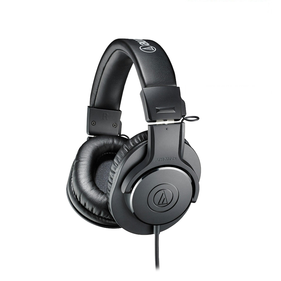 image 1 of Audio Technica ATH-M20x Professional Monitor Headphones Black